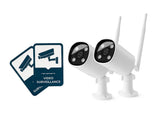 NEXSMART™ VISION5 PLUS 2K HD SURVEILLANCE CAMERA - 2-PACK + STICKERS - 1