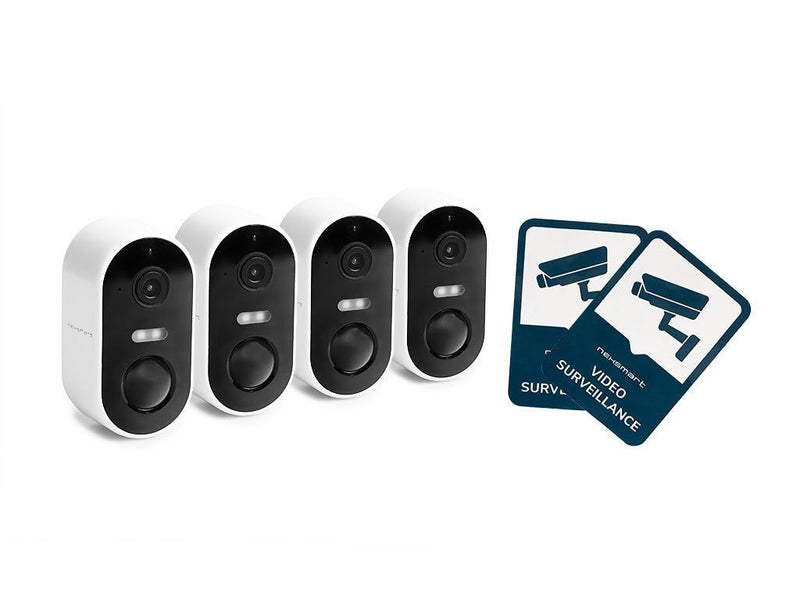 NEXSMART™ AIR3 BATTERIJ-AANGEDREVEN BEWAKINGSCAMERA - 4 PAKKEN+BEWAKINGSSTICKER