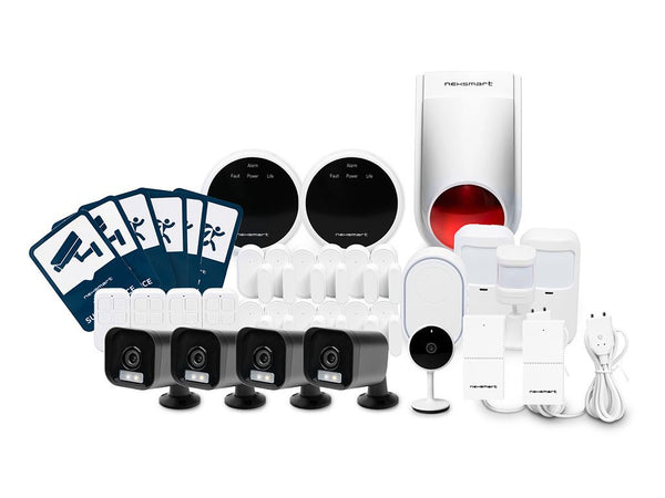 NEXSMART™ GROTE SMART ALARM PAKKET MET CAMERA (100-200M2) - MILIEUBESCHERMING