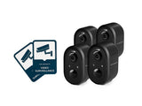 NEXSMART™ AIR4-B BATTERIJ-AANGEDREVEN BEWAKINGSCAMERA - 4 PAKKEN+BEWAKINGSSTICKER - 1