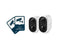 NEXSMART™ AIR4 BATTERIJ-AANGEDREVEN BEWAKINGSCAMERA - 2 PAKKEN+BEWAKINGSSTICKER