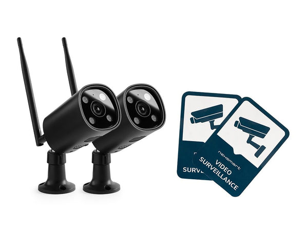 NEXSMART™ VISION5 PLUS 2K HD BEWAKINGSCAMERA - 2 PAKKEN+BEWAKINGSSTICKER